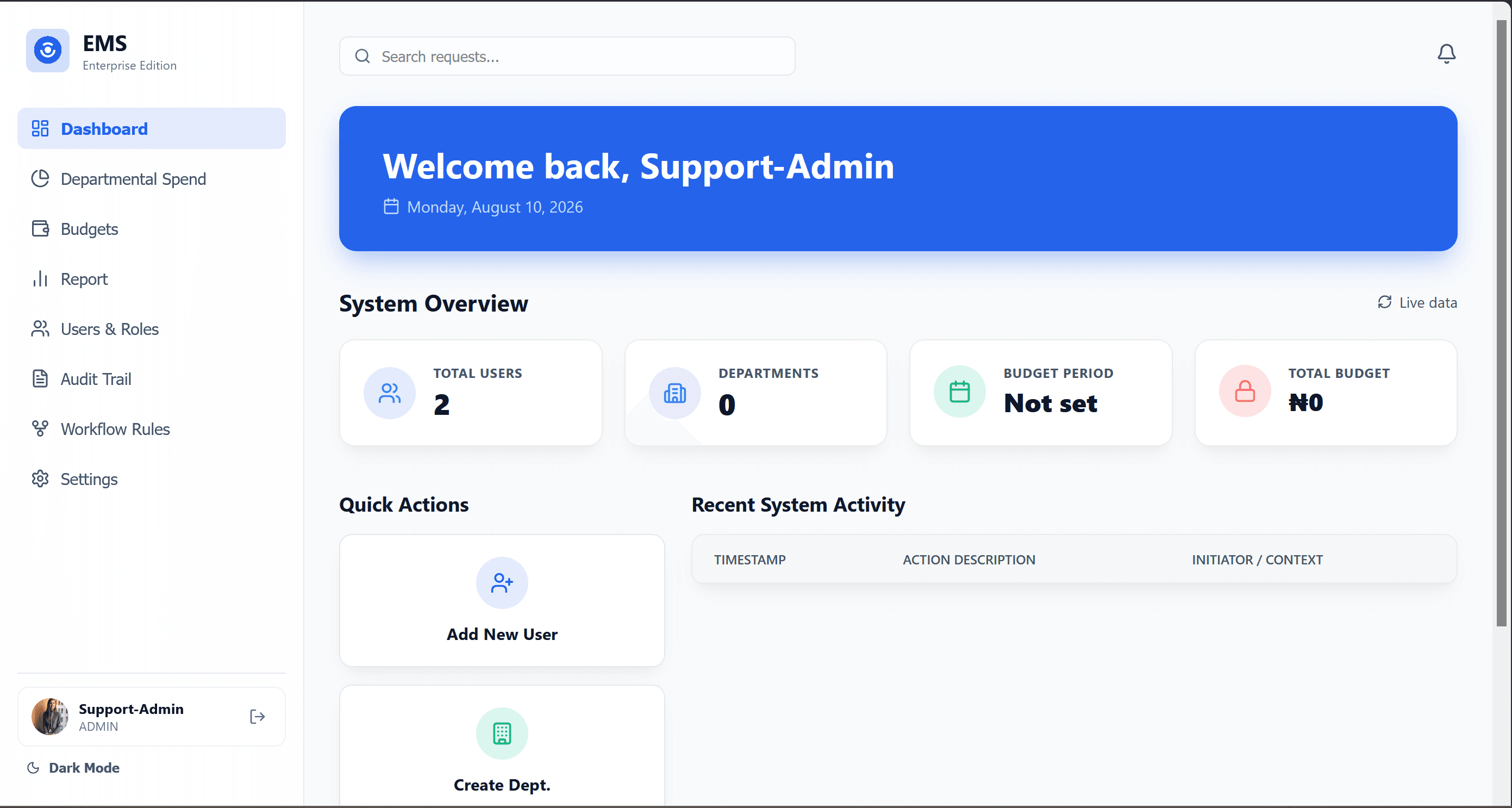 Enterprise Expense Management